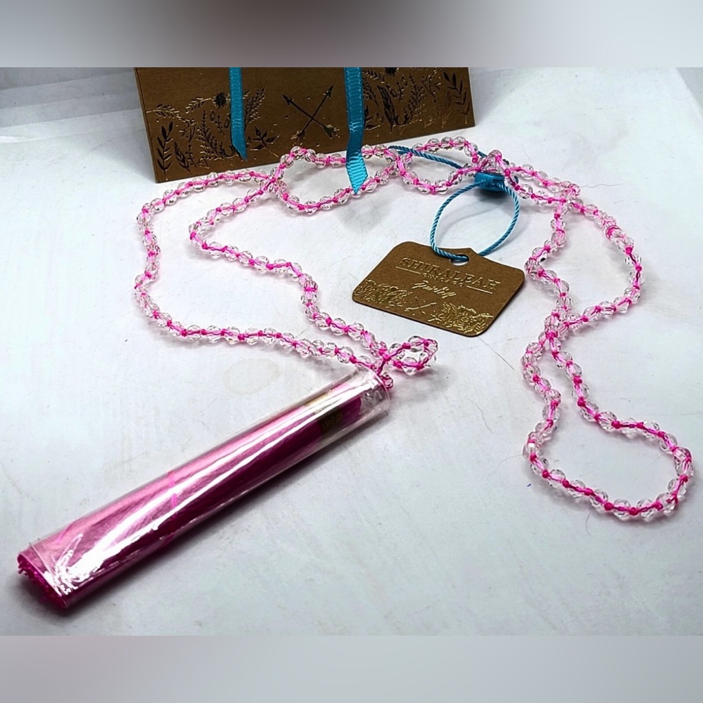 Shiraleah Anthropologie Pink Nusa Necklace 20$